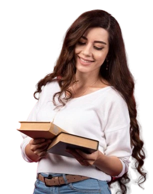 Girl with book